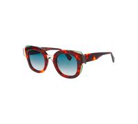 Face a Face - Layer 1 479 Lunettes de soleil - Femme - Accessoires - Brun - Taille: 47 MM