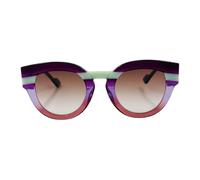 Face a Face - Lunettes de Soleil Rayées Colorées Faites Main - Femme - Accessoires - Multicolore - Taille: ONE Size