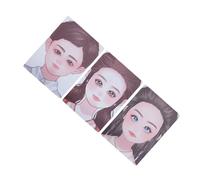 Face à la Pratique du Maquillage, 3pcs Kids Face Painting Exercice Board A4 Taille Réutilisable Modèle D'exercice de Peinture de Visage Réutilisable Modèle de Maquillage coloré