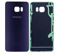 Face Arrière Vitre Bleu Noir Galaxy S6 Edge Sm-G925