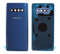 Face Arrière Vitre Du Dos Galaxy S10+ Coloris Bleu