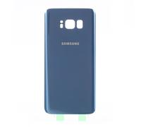 Face Arrière Vitre Du Dos Galaxy S8 Coloris Bleu