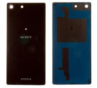 Face Arrière Vitre Du Dos Sony Xperia M5 Coloris Noir