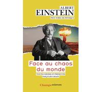 Face au chaos du monde - Albert Einstein - Flammarion - Poche - Essai