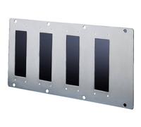 Face avant 4 compartiments Rittal 8609.150 Tôle d'acier