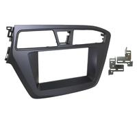 Face avant autoradio 2-DIN pour Hyundai i20 noir