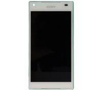 Face Avant Chassis Vitre Tactile Et Lcd Sony Xperia-Z5 Compact Blanc