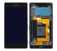 Face Avant Complète Chassis Vitre Tactile Et Lcd Sony Xperia M4 Noir
