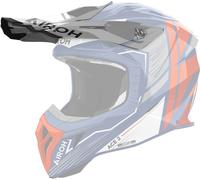 Face avant du casque Airoh Aviator ACE 2 Engine en gris bleu ciel