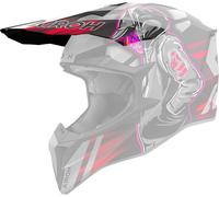 Face avant du casque Airoh WRAAAP Cyber Red