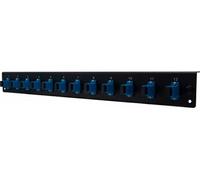 CONECTICPLUS Face avant fibre optique équipée 12 sc upc sm simplex pour tiroir optique 1u G