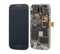 Face Avant Noire Bleutée Complète Origine Samsung Galaxy S4 Mini Lcd Vitre Et