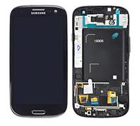 Face Avant Noire Complète Origine Samsung Galaxy S3 4g I9305 Lcd Vitre Et Surfa