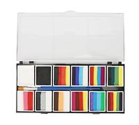 Face Body Paint Kit Rainbow Strip Palette Set Kids Adults Festival Festival Party Cosplay Makeup Paint Easy Use Use Halloween Christmas