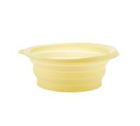 Face Bowl for Ice avec bac à glace intégré - bol facial pliable en silicone Face Ice Bath Bowl pour cold plunge therapy, raffermissement de la peau, Ice Face Bowl portable maison & voyage (Jaune)