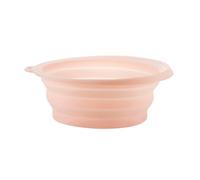 Face Bowl for Ice avec bac à glace intégré - bol facial pliable en silicone Face Ice Bath Bowl pour cold plunge therapy, raffermissement de la peau, Ice Face Bowl portable maison & voyage (Rose)