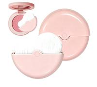 Face Brush Soft Bristles, Makeup Brush System, with Protective Cover, Travel Blush Brushes, Cosmetic Tool for Ch pplication and Routine for Home, Vacation and Professional Use