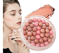 Face Cheek Blusher High Pigment Powder Makeup Buildable Beauty Cosmetic Facial Glow Enhancer Women Girls Adults Family Friends Gift Professional Formula Compact Daily Use Accessory Long-
