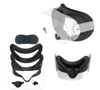 Face Cover Interface faciale Compatible avec Meta Quest 3S, Coussin Facial de Remplacement et Cache-Objectif, Coussin Facial et Coussinet Nasal pour Meta Quest 3S