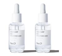 Face D BI-PACK Pure Plump Sérum pour visage et cou Acide hyaluronique Effet repulpant instantané 2 x 50 ml