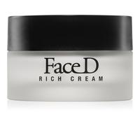 Face D | Instant Rich, Crème Anti-âge pour le Visage et Cou avec Acide Hyaluronique et Vitamine E, 50 ml