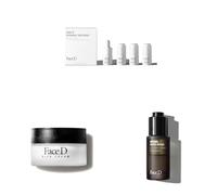 Face D - Pure C Traitement Visage Anti-âge Vitamine C 16% - 4 ampoules + Instant Rich, Crème Anti-âge pour le Visage et Cou avec Acide Hyaluronique et Vitamine E, 50 ml + Super Sérum au Rétinol, 30 ml