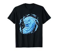 Face de Monstre Frozen Screaming Ice Spirit Rage T-Shirt