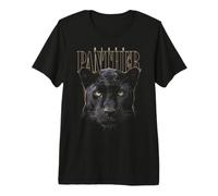 Face de panthère Noire, forêt Tropicale, Faune, Nature, panthère T-Shirt Haut de Gamme