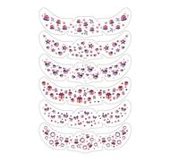 Face Decals - Patchs Commémoratifs Drapeau Américain 250e Anniversaire - Accessoires Maquillage Soirée à Thème,Hommes Femmes Adultes Intérieur Extérieur Maison Événement Férié Indépendance