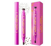 Face Dot Pen, Waterproof Stamp Marker, Two Head Makeup Tool, Long Lasting Smudge Proof Formula, 2.8ml Compact Design, Perfect for Halloween, Daily, Professional Use Color Violet