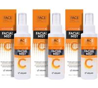 Face Facts Lot de 3 brumes hydratantes pour le visage Vitamine C 100 ml Végétalien