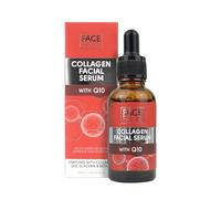 Face Facts Sérum facial au collagène Q10 avec ubiquinone (Q10), collagène et bétaïne ; adoucit et lisse ; aide à réduire temporairement l'apparence des ridules ; 30 ml
