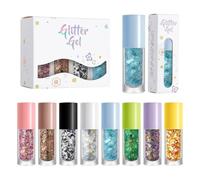 Face Glitter Gel Sparkling Shimmer | Body Glitter Gel for Partyc