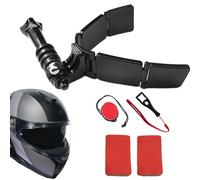 Face Guard Cam Fixture - Pince d'activité extrême, aide vidéo robuste | Clip de mouvement réglable Clip flexible, équipement d'imagerie sportive mains libres pour documenter les sports automobiles, l'