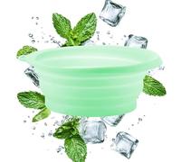 Face Ice Bath Bowl - Cold Plunge Bowl for Skin Care & Facial Beauty | Silicone with Foldable Design, Large Capacity Shatter Resistant Spa Tool, Includes Tray 26x23x10cm