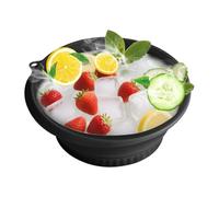 Face Ice Bath Bowl - Silicone Reusable Cold Mold | Foldable Facial Plunge Bowl | collapsiblé Water Immersion Bowls For Beauty Skin Care Home SPA Men Travel Women Use