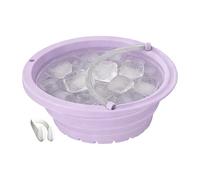 Face Ice Bath - Foldable Basin with Breathing Tubes, Face Tub with Ice Tray, Women Girls Ladies Wives Mothers Spa Lovers Travelers Home Salon Morning Daily Routine Summer Bathroom, Bucket | for Cold P