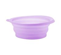 Face Ice Bol de bain en silicone réutilisable pour moule à froid, bol plongeant pliable avec construction fiable, accessoire de beauté pour le visage, soins de la peau, maison, spa, dortoir, voyage