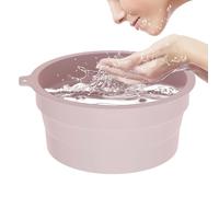 Face Ice Bowl - Bassin pliable en silicone pour le visage | Built-in Icê Tray for Cold Compress | Portable Icê Plunge Basin for Puffiness | Quick Cooling Reusable for Travel Home Spa