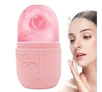 Face Ice Roller - Silicone Cold Massager for Men and Women | 4.72x2.76x1.97in Size, 100g Weight, Portable Facial Firming Roller for Skin Care, Puffiness Reduction