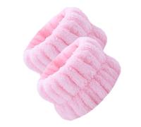 Face Lavage Des Bracelets - Les Bracelets De Lavage Du Visage, 2Pcs Coral Fleece Spa Broupeaux Absorbants | Bracelets Spa Élastiques, Liens De Cheveux Pour Femmes, Serviettes De Poignet Duveteuses Po