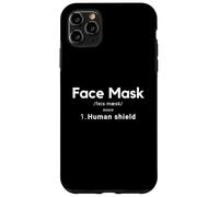 Face Mask Human Shield Social Distancing Mask Definition Coque pour iPhone 11 Pro Max