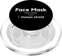 Face Mask Human Shield Social Distancing Mask Definition PopSockets PopGrip pour MagSafe