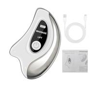 Face Massager - 2 in 1 Facial Massage Device, Gua Sha Skin Care Tool | Microcurrent Lifting Design, Portable Beauty Equipment for Women Spa Travel Use, ABS Material, 4.57x2.76x1.06 inches