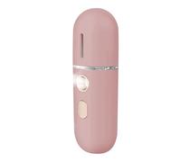 Face Mister, Nano Mist Sprayer, 1.48x1.48x4.33 Inches Portable Cool Hydrating Facial Steamer, Quiet Nano Atomizer, Ideal for Personal Care Travel Home Offices Commuting Daily Use
