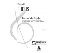 Face of the Night: For Oboe (English Horn) String Trio, Harp, and 2 Percussionists Full Score