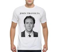 Face Off Nicolas Cage Funny T-Shirt, John Travolta Tee, Men's