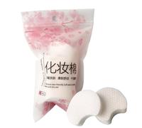 Face Pads Cleansing Cotton, Pure and Natural Facial Cleanse Round Pads, Soft Washable Skin Friendly Facial Wipes for Eye Makeup Removal Women Home Daily Routine Use 1 Pack of 100 Pieces
