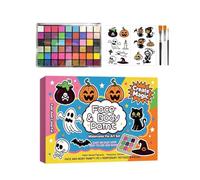 Face Paint for Kids - Washable Water-Based Professional with Brush