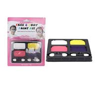 Face Paint Kit 4 Colors Food Grade Material DIY Making Safe Quick Drying 10g/0.4oz Body Painting Tool for Cosplay